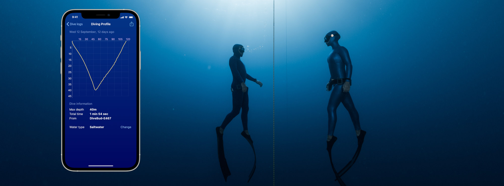 Freediving Logs Right on your Phone | DiveBud | Freediving Dive Computer