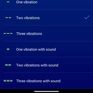 new vibration signals